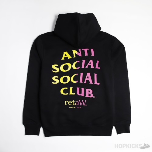 Anti Social Social Club Retaw Hoodie Black